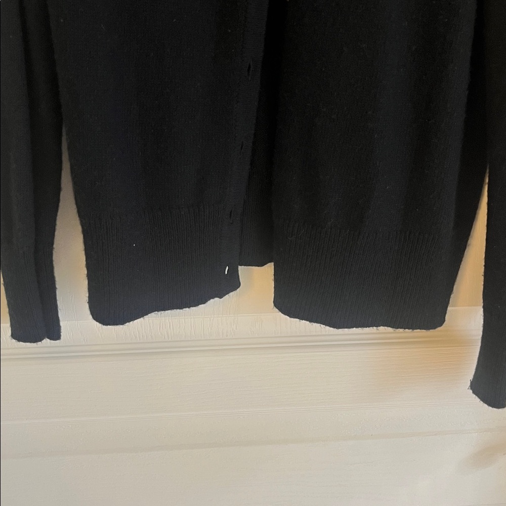 CeCe Black Cardigan with Colorful Floral Accents - Picture 3 of 10